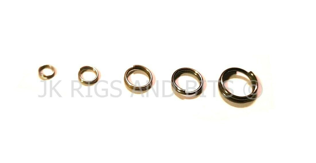 Fishing Split Rings - Non corrosive rig/lure links /keyring 4mm 5mm 7mm 8mm 10mm