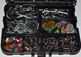 Sea Fishing Tackle Set Boxed 597 pcs  in Tackle bit box swivels crimps hooks