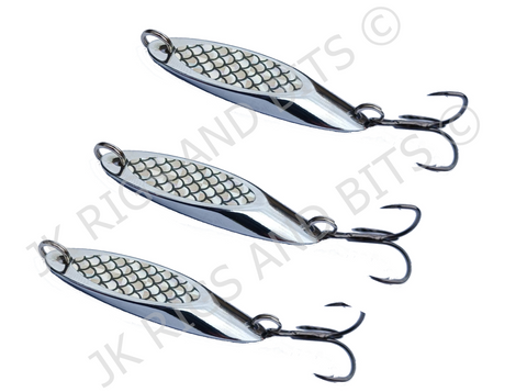 Metal Lures, Spoons, Wedges – JK Rigs and Bits