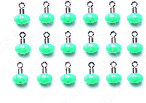 Luminous Pulley Beads Zip Sliders for Sea Fishing - Zig Rigs Pulley Rigs