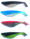 4 Inch Shads - Sea Fishing Soft Plastic Lures x 4 pcs