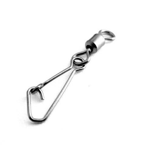 Rolling Swivel With Hook Snap Sea Fishing 2/0 1/0 2 4 6 8 10