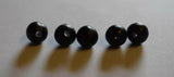 Rubber fishing beads 8mm Black 4 rigs stops sea pike carp coarse shock absorber