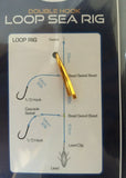 Sea Fishing Rigs - 3 hook Flapper 2 hook flapper , Pennel , Pulley  Clipped down