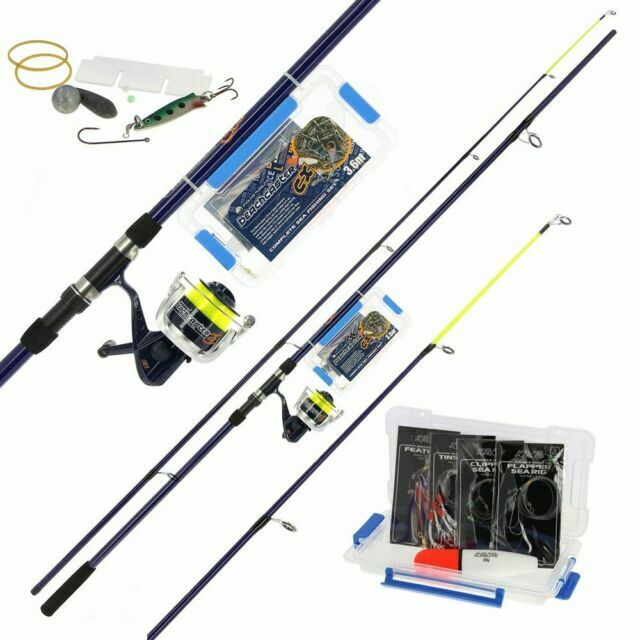 NGT Telescopic Beachcaster Combo with Rod, Reel and Tackle and Rig Accessories
